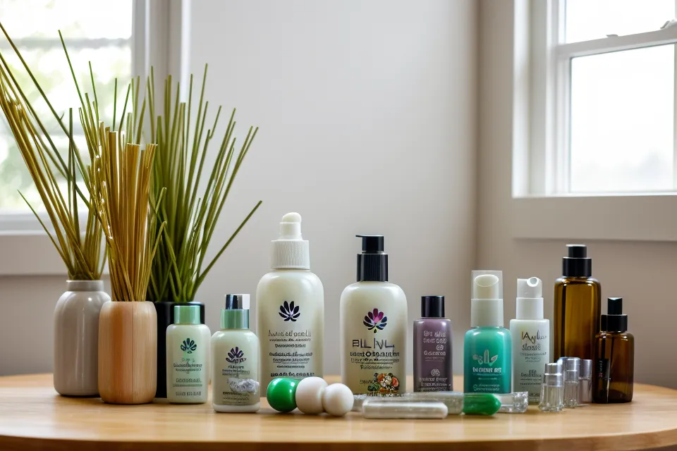 Bare feet on a yoga mat beside a bottle of holistic nail supplement for brittle toenail strength