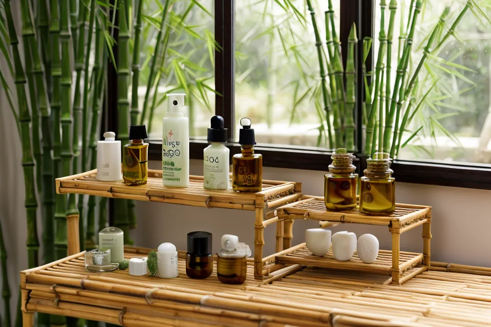Natural foot soak setup used for foot care before applying a topical nail treatment